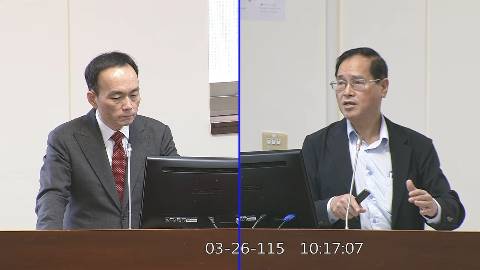 2026-03-26 09:00 第11屆 第5會期 主辦單位：經濟委員會 鄭天財Sra Kacaw委員質詢封面