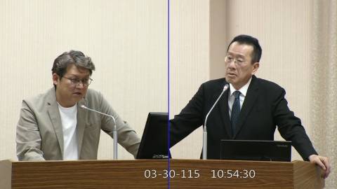 2026-03-30 09:00 第11屆 第5會期 主辦單位：外交及國防委員會 黃建賓委員質詢封面