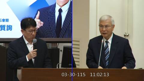 2026-03-30 09:00 第11屆 第5會期 主辦單位：財政委員會 林思銘委員質詢封面