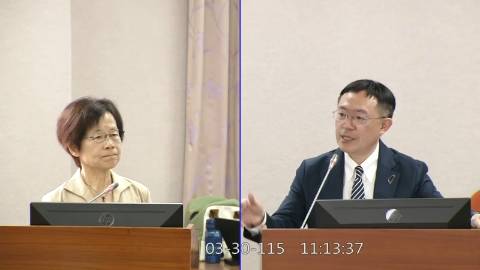 2026-03-30 09:00 第11屆 第5會期 主辦單位:司法及法制委員會 李坤城委員質詢封面