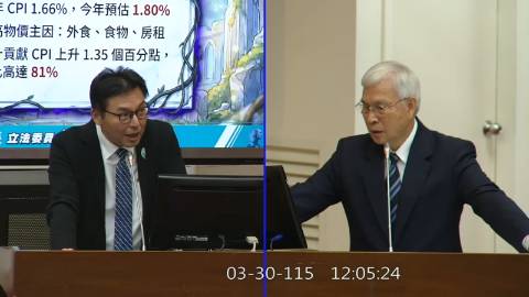 2026-03-30 09:00 第11屆 第5會期 主辦單位：財政委員會 洪毓祥委員質詢封面