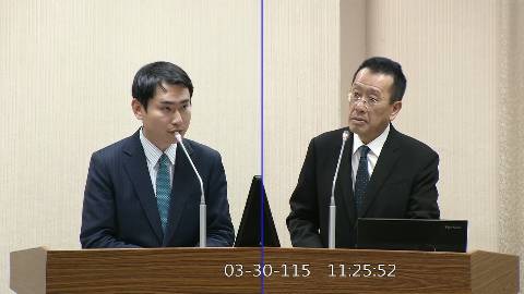 2026-03-30 09:00 第11屆 第5會期 主辦單位:外交及國防委員會 陳冠廷委員質詢封面
