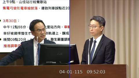 2026-04-01 09:00 第11屆 第5會期 主辦單位：交通委員會 李昆澤委員質詢封面
