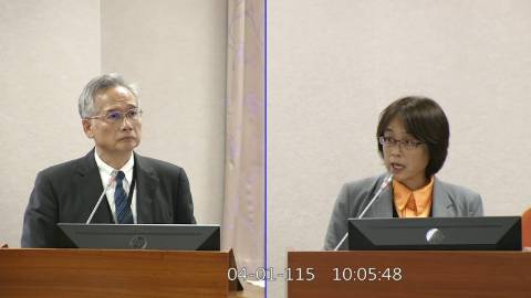 2026-04-01 09:00 第11屆 第5會期 主辦單位：司法及法制委員會 林倩綺委員質詢封面