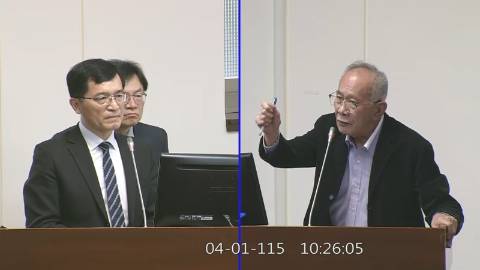 2026-04-01 09:00 第11屆 第5會期 主辦單位：經濟委員會 陳超明委員質詢封面
