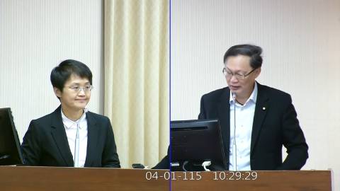 2026-04-01 09:00 第11屆 第5會期 主辦單位：內政委員會 徐富癸委員質詢封面