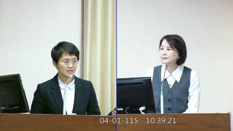 2026-04-01 09:00 第11屆 第5會期 主辦單位：內政委員會 王鴻薇委員質詢封面