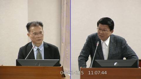 2026-04-01 09:00 第11屆 第5會期 主辦單位：司法及法制委員會 謝龍介委員質詢封面