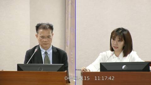 2026-04-01 09:00 第11屆 第5會期 主辦單位：司法及法制委員會 張雅琳委員質詢封面