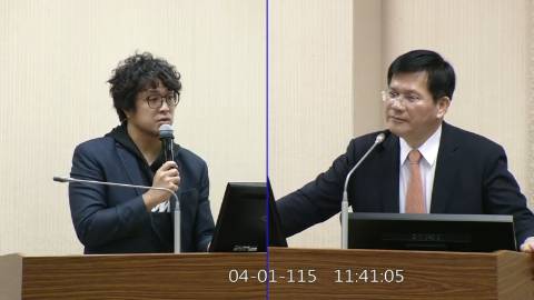 2026-04-01 09:00 第11屆 第5會期 主辦單位：外交及國防委員會 沈伯洋委員質詢封面