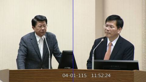 2026-04-01 09:00 第11屆 第5會期 主辦單位：外交及國防委員會 謝龍介委員質詢封面