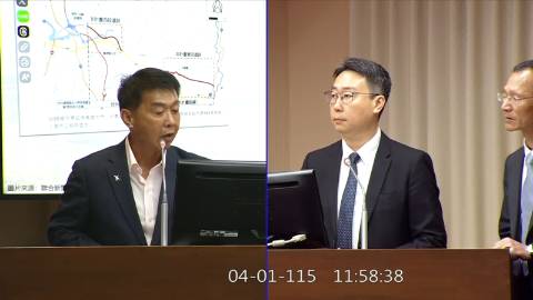 2026-04-01 09:00 第11屆 第5會期 主辦單位：交通委員會 許智傑委員質詢封面