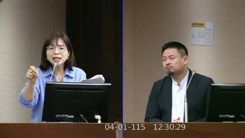 2026-04-01 09:00 第11屆 第5會期 主辦單位：社會福利及衛生環境委員會 林淑芬委員質詢封面
