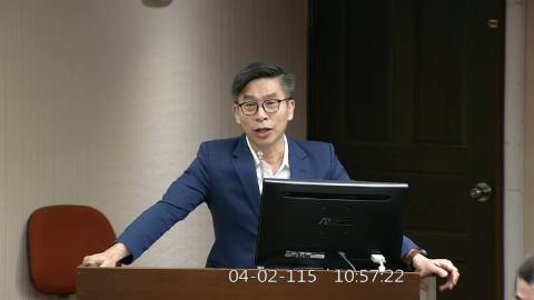 2026-04-02 09:00 第11屆 第5會期 主辦單位：社會福利及衛生環境委員會 鍾佳濱委員質詢封面