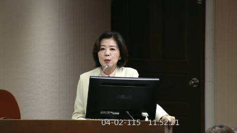 2026-04-02 09:00 第11屆 第5會期 主辦單位：社會福利及衛生環境委員會 王育敏委員質詢封面