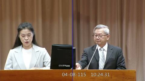 2026-04-08 09:00 第11屆 第5會期 主辦單位：教育及文化委員會 陳秀寳委員質詢封面