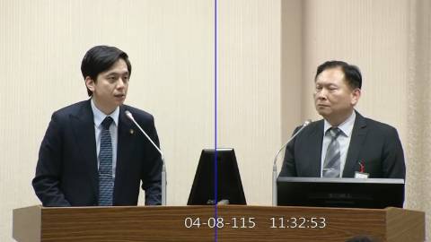 2026-04-08 09:00 第11屆 第5會期 主辦單位：外交及國防委員會 牛煦庭委員質詢封面