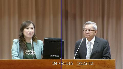 2026-04-08 09:00 第11屆 第5會期 主辦單位：教育及文化委員會 林宜瑾委員質詢封面