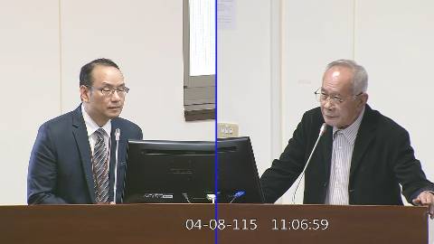2026-04-08 09:00 第11屆 第5會期 主辦單位：經濟委員會 陳超明委員質詢封面