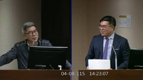 2026-04-08 09:00 第11屆 第5會期 主辦單位：社會福利及衛生環境委員會 楊曜委員質詢封面