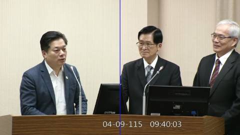 2026-04-09 09:00 第11屆 第5會期 主辦單位：外交及國防委員會 陳俊宇委員質詢封面