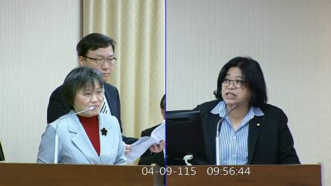 2026-04-09 09:00 第11屆 第5會期 主辦單位：內政委員會 王美惠委員質詢封面
