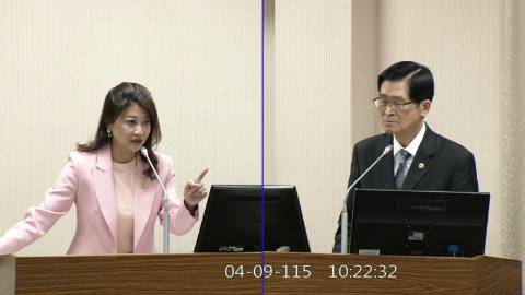 2026-04-09 09:00 第11屆 第5會期 主辦單位：外交及國防委員會 林楚茵委員質詢封面
