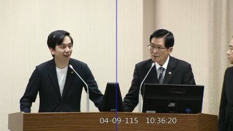 2026-04-09 09:00 第11屆 第5會期 主辦單位：外交及國防委員會 牛煦庭委員質詢封面