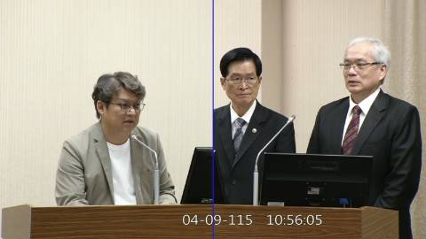 2026-04-09 09:00 第11屆 第5會期 主辦單位：外交及國防委員會 黃建賓委員質詢封面