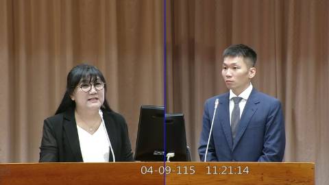 2026-04-09 09:00 第11屆 第5會期 主辦單位：教育及文化委員會 伍麗華Saidhai Tahovecahe委員質詢封面