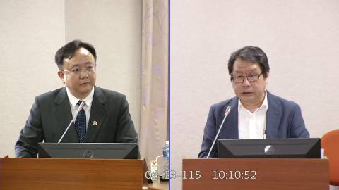 2026-04-13 09:00 第11屆 第5會期 主辦單位：司法及法制委員會 沈發惠委員質詢封面