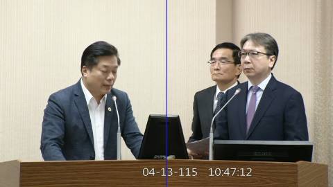 2026-04-13 09:00 第11屆 第5會期 主辦單位：外交及國防委員會 陳俊宇委員質詢封面