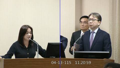 2026-04-13 09:00 第11屆 第5會期 主辦單位：外交及國防委員會 馬文君委員質詢封面