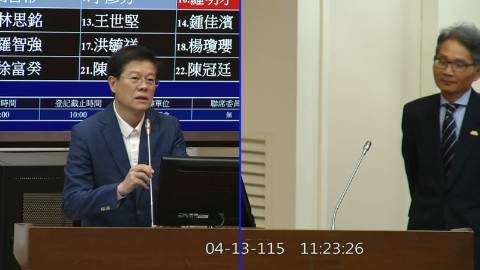 2026-04-13 09:00 第11屆 第5會期 主辦單位：財政委員會 羅明才委員質詢封面