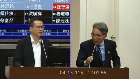 2026-04-13 09:00 第11屆 第5會期 主辦單位：財政委員會 羅智強委員質詢封面