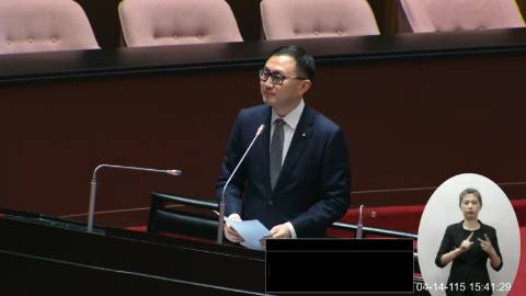 2026-04-14 09:00 第11屆 第5會期 主辦單位：院會 廖先翔委員質詢封面