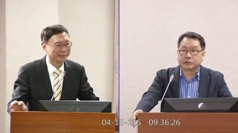 2026-04-15 09:00 第11屆 第5會期 主辦單位：司法及法制委員會 沈發惠委員質詢封面