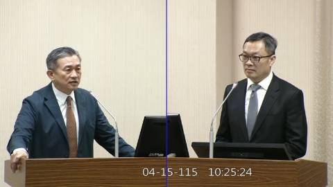 2026-04-15 09:00 第11屆 第5會期 主辦單位：外交及國防委員會 王定宇委員質詢封面