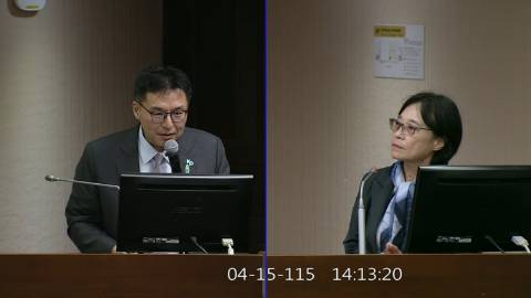 2026-04-15 09:00 第11屆 第5會期 主辦單位：社會福利及衛生環境委員會 洪毓祥委員質詢封面