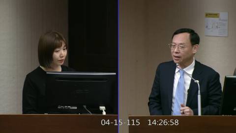 2026-04-15 09:00 第11屆 第5會期 主辦單位：社會福利及衛生環境委員會 張雅琳委員質詢封面