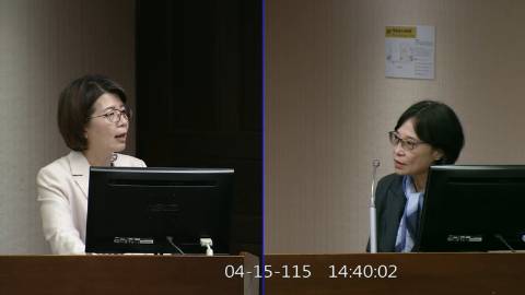 2026-04-15 09:00 第11屆 第5會期 主辦單位：社會福利及衛生環境委員會 黃秀芳委員質詢封面
