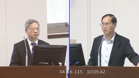 2026-04-16 09:00 第11屆 第5會期 主辦單位：經濟委員會 鄭天財Sra Kacaw委員質詢封面