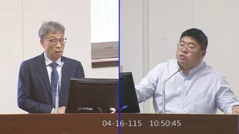 2026-04-16 09:00 第11屆 第5會期 主辦單位：經濟委員會 蔡易餘委員質詢封面
