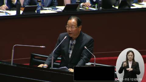 2026-04-21 09:00 第11屆 第5會期 主辦單位：院會 林德福委員質詢封面