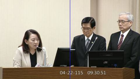 2026-04-22 09:00 第11屆 第5會期 主辦單位：外交及國防委員會 羅美玲委員質詢封面