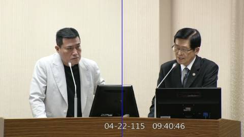 2026-04-22 09:00 第11屆 第5會期 主辦單位：外交及國防委員會 黃仁委員質詢封面