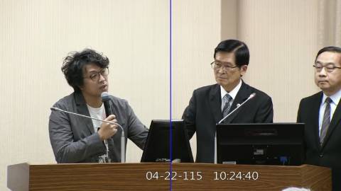 2026-04-22 09:00 第11屆 第5會期 主辦單位：外交及國防委員會 沈伯洋委員質詢封面