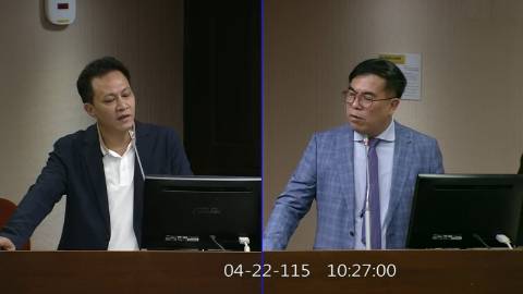 2026-04-22 09:00 第11屆 第5會期 主辦單位：社會福利及衛生環境委員會 邱鎮軍委員質詢封面