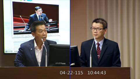 2026-04-22 09:00 第11屆 第5會期 主辦單位：交通委員會 許智傑委員質詢封面
