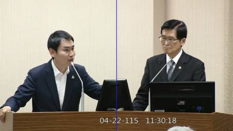2026-04-22 09:00 第11屆 第5會期 主辦單位：外交及國防委員會 陳冠廷委員質詢封面
